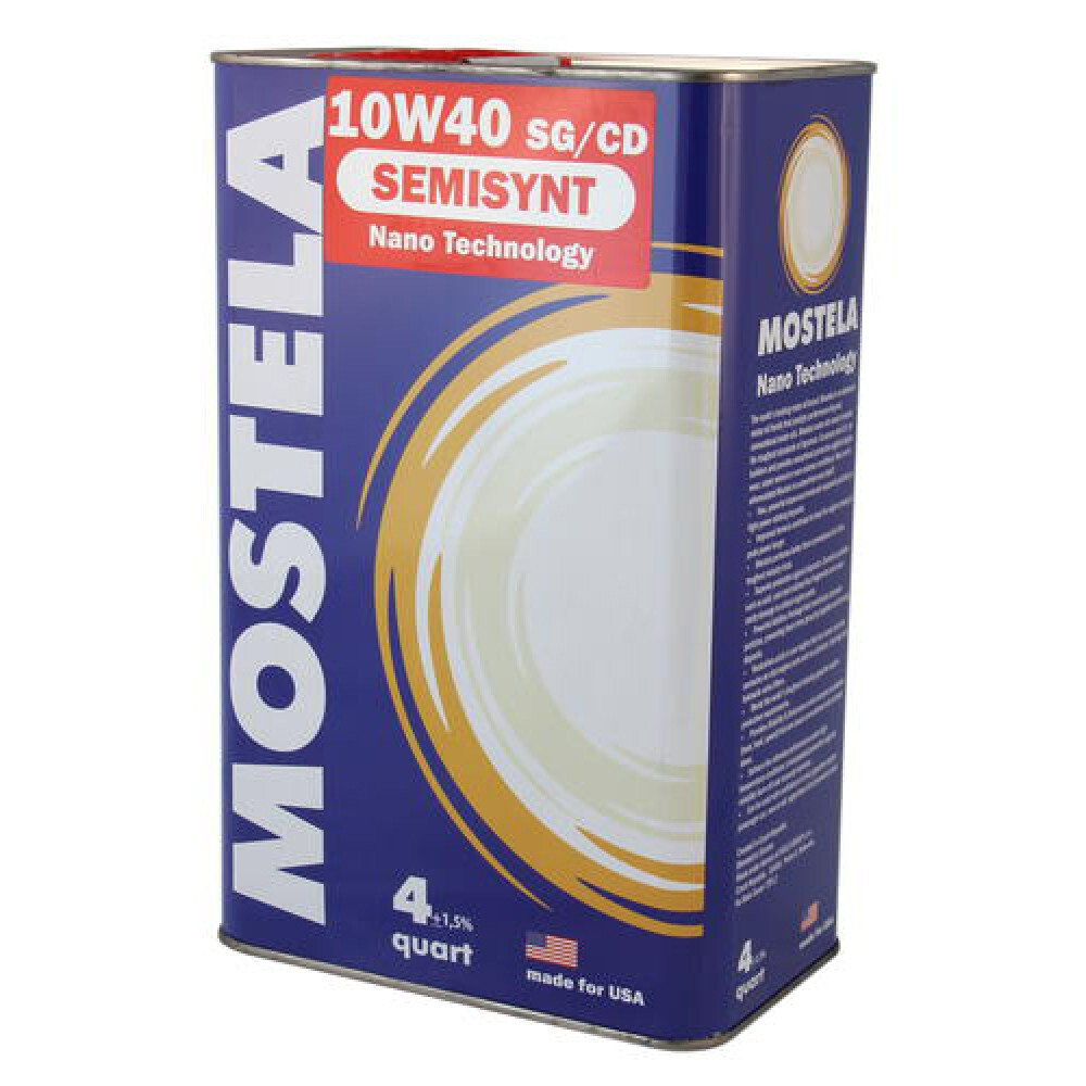 Моторне масло Mostela Semisynt 10W-40 (4л.)