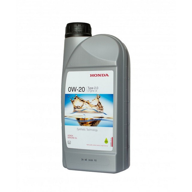 Моторна олива HONDA Genuine Engine Oil 0W-20 Type 2.0 (1л.)