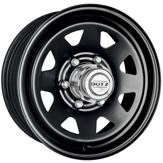 Сталеві диски Dotz Dakar R16 W7 PCD6x139.7 ET13 DIA110.1 (dark black)