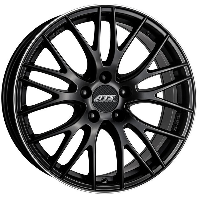 Литі диски ATS Perfektion R19 W9 PCD5x114.3 ET42 DIA70.7 (racing black lip polished)-зображення-1