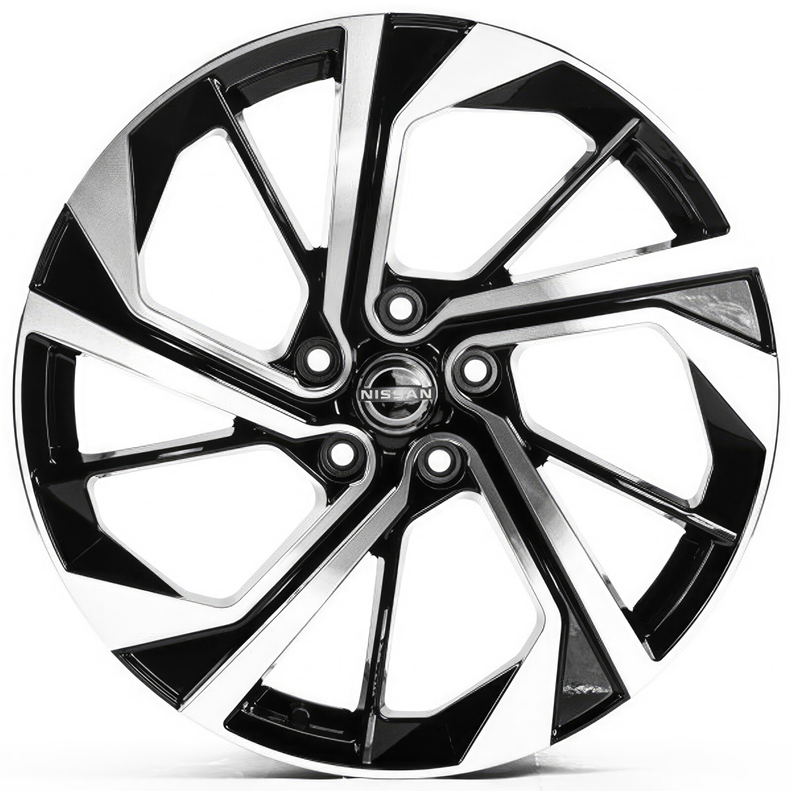 Литі диски Replica Nissan (NS19189) R19 W7.5 PCD5x114.3 ET45 DIA66.1 (gloss black machined face)