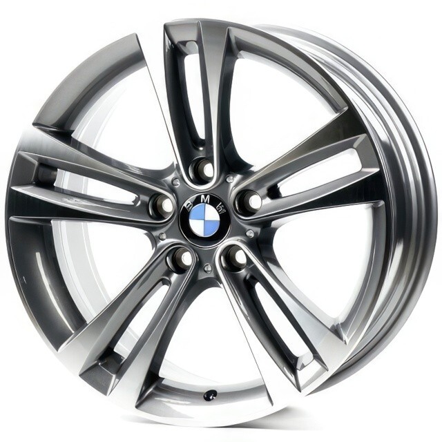 Литі диски Replica BMW (B5526) R18 W8 PCD5x120 ET34 DIA72.6 (gloss graphite machined face)-зображення-2