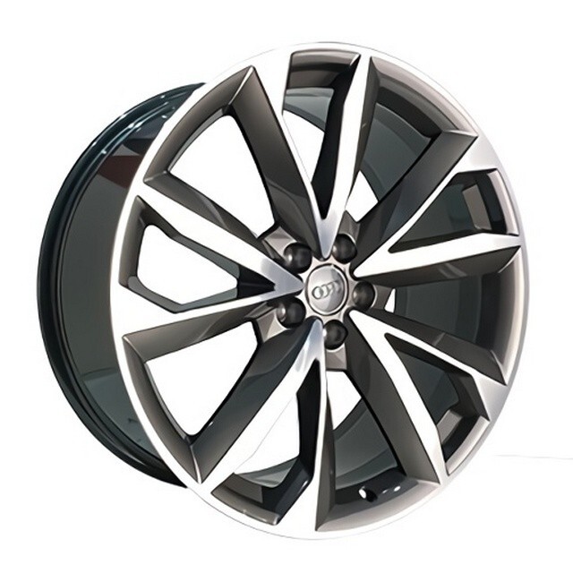 Литі диски Replica Audi (A618) R21 W9.5 PCD5x112 ET31 DIA66.6 (GMF)-зображення-8