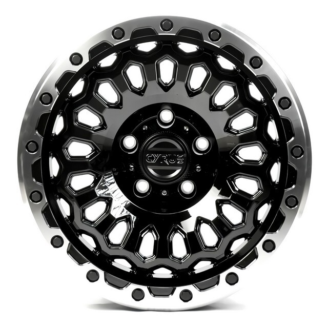 Литі диски Off Road Wheels OW1710 R17 W8.5 PCD5x127 ET-12 DIA71.6 (gloss black silver ring)-зображення-1