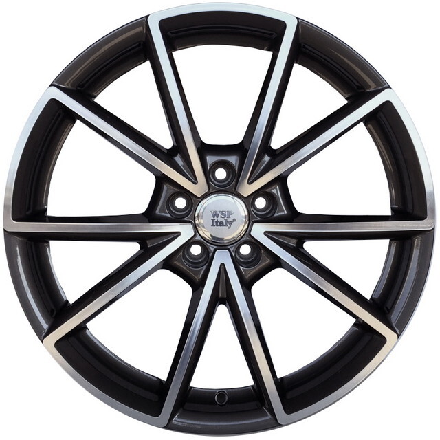 Литі диски WSP Italy Audi (W569) Aiace R19 W8.5 PCD5x112 ET32 DIA66.6 (anthracite polished)-зображення-1