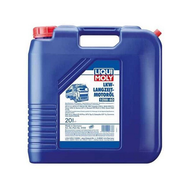 Моторна олива Liqui Moly LKW Langzeit-Motor Oil 10W-40 (20л.) Моторна олива Liqui Moly LKW Langzeit-Motor Oil 10W-40 (20л.)