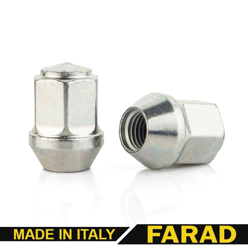 FARAD | Гайка M12x1.5x32 Конус Цинк Ключ 19