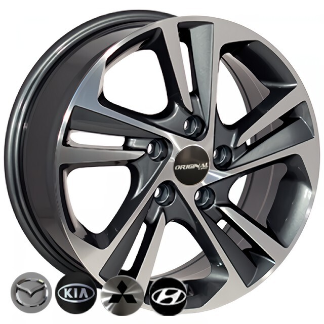 Литі диски Replica Mazda (BK5210) R16 W6.5 PCD5x114.3 ET50 DIA67.1 (GP)