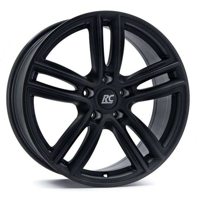 Литі диски RC Design RC-27 R17 W6.5 PCD5x114.3 ET35 DIA60.1 (black)-зображення-1