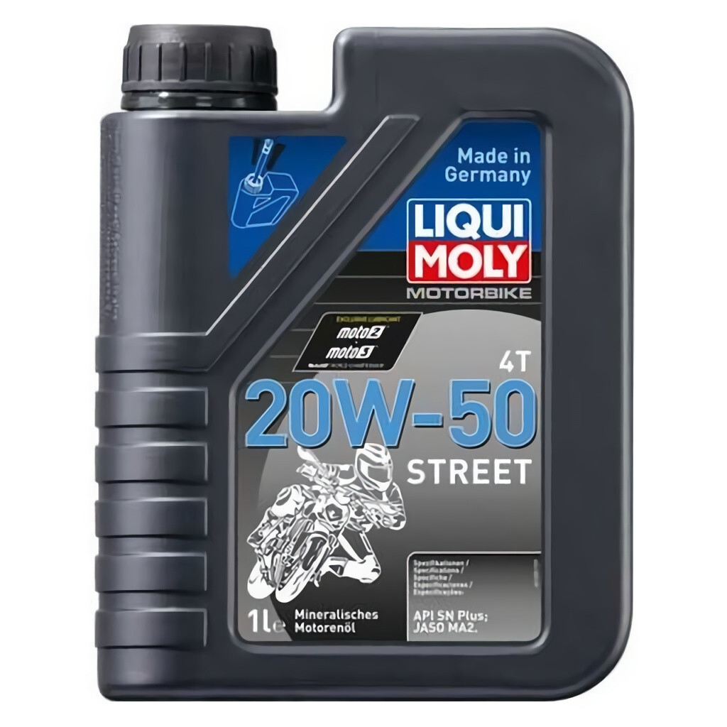 Моторна олива Liqui Moly Motorbike 4-T 20W-50 Street (1л.)-зображення-1