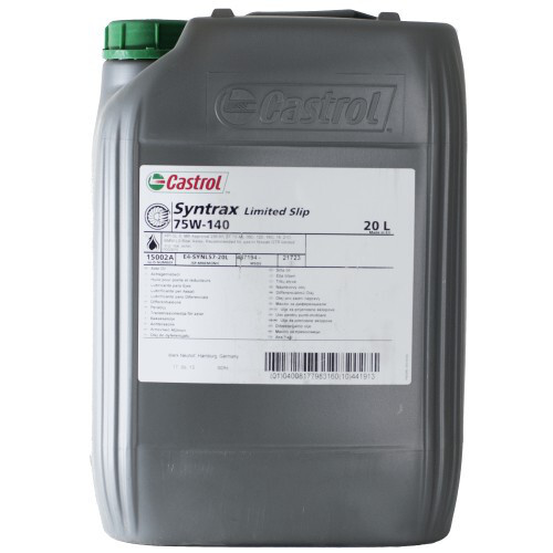 Трансмісійне масло Castrol Syntrax Limited Slip 75W-140 (20л.)-зображення-1