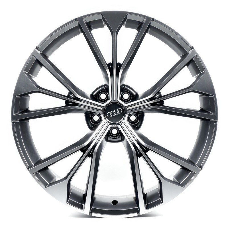 Литі диски Replica Audi (A1624) R21 W10 PCD5x112 ET20 DIA66.6 (matt graphite machined face)-зображення-1