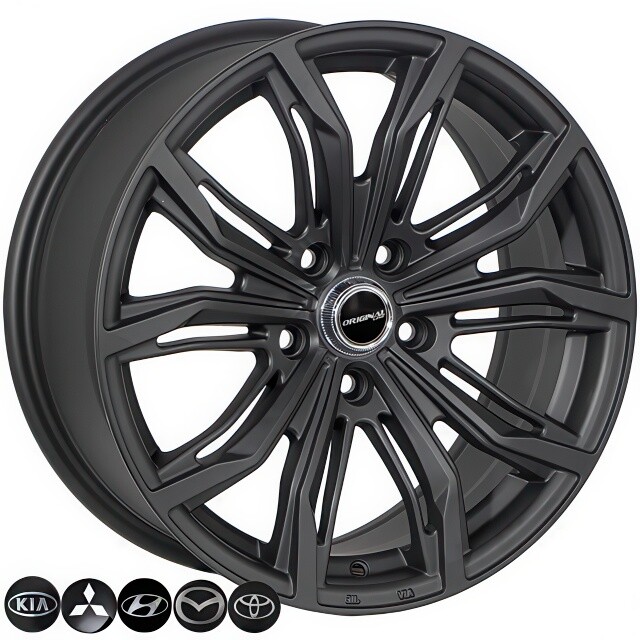 Литі диски ZW 2747 R17 W7.5 PCD5x114.3 ET42 DIA67.1 (BLKM)
