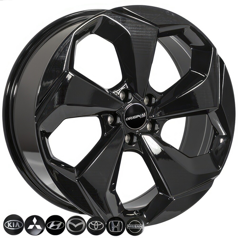 Литі диски ZH 2519 R19 W8.5 PCD5x114.3 ET45 DIA73.1 (black)