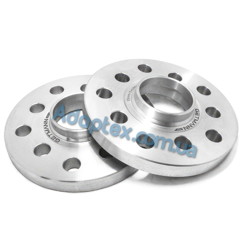 Проставка автомобільна GETMANN H = 15 мм PCD5x110 DIA65.1 Кована (з фаскою)