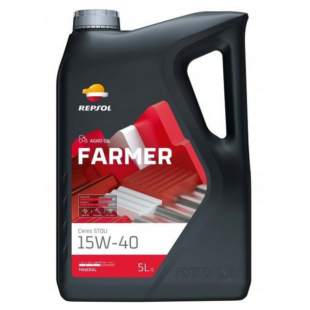 Індустріальна олива Repsol FARMER CERES STOU 15W-40 (5л.)