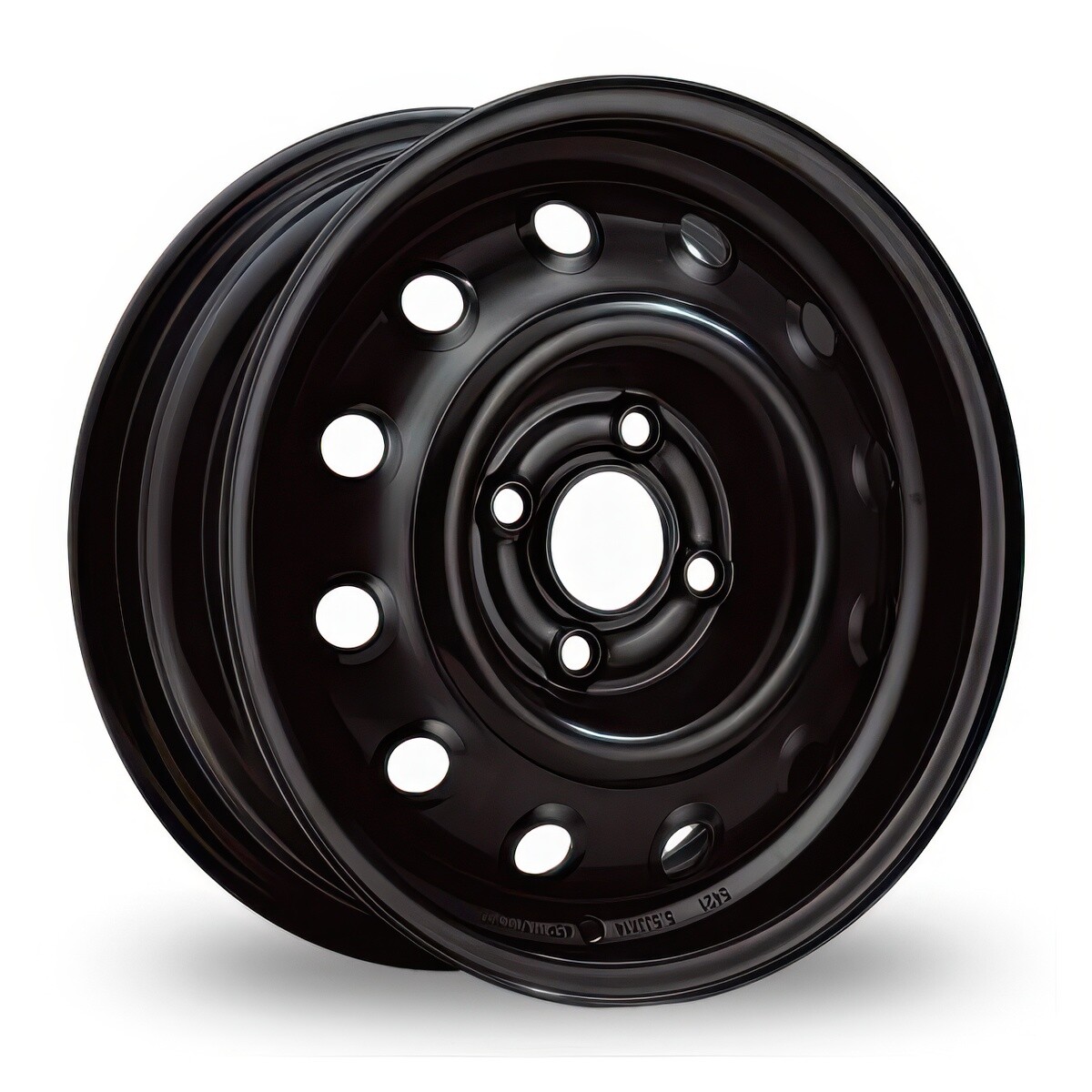 Сталеві диски Steel Kapitan R14 W5.5 PCD4x100 ET57.1 DIA56.6 (black) Сталеві диски Steel Kapitan R14 W5.5 PCD4x100 ET57.1 DIA56.6 (black)-зображення-5