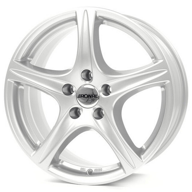 Литі диски Ronal R55 R18 W8.5 PCD5x120 ET45 DIA82 (crystal silver)-зображення-1