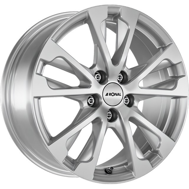 Литі диски Ronal R61 R17 W7.5 PCD5x112 ET38 DIA82 (matt silver)-зображення-1