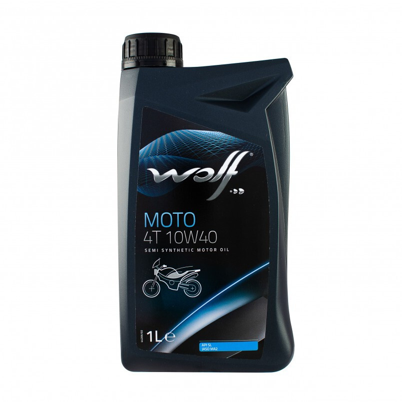 Моторна олія Wolf Moto 4T 10W-40 (1л.)