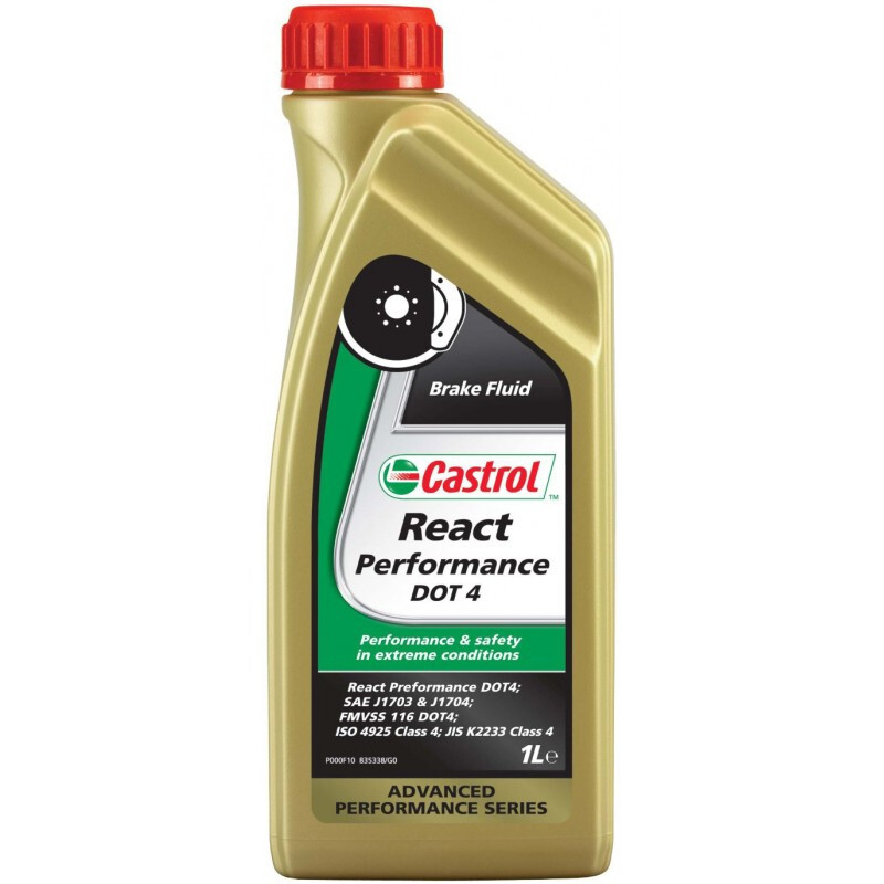 Рідина гальмівна Castrol React Performance DOT 4 1л-зображення-1