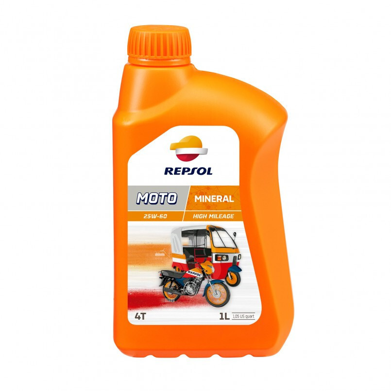 Моторна олія Repsol Moto High Mileage 4T CP-1 25W-60 (1л.)