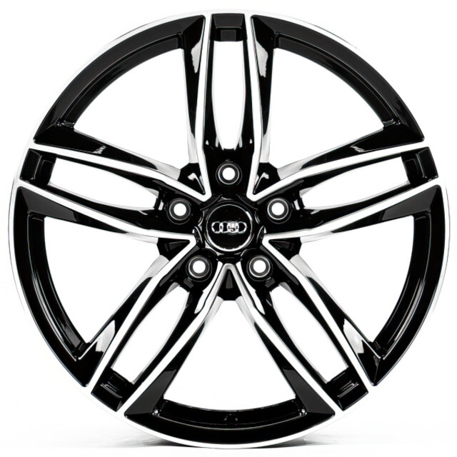 Литі диски Replica Audi (A20822) R20 W9 PCD5x130 ET60 DIA71.5 (gloss black machined face) Литі диски Replica Audi (A20822) R20 W9 PCD5x130 ET60 DIA71.5 (gloss black machined face)
