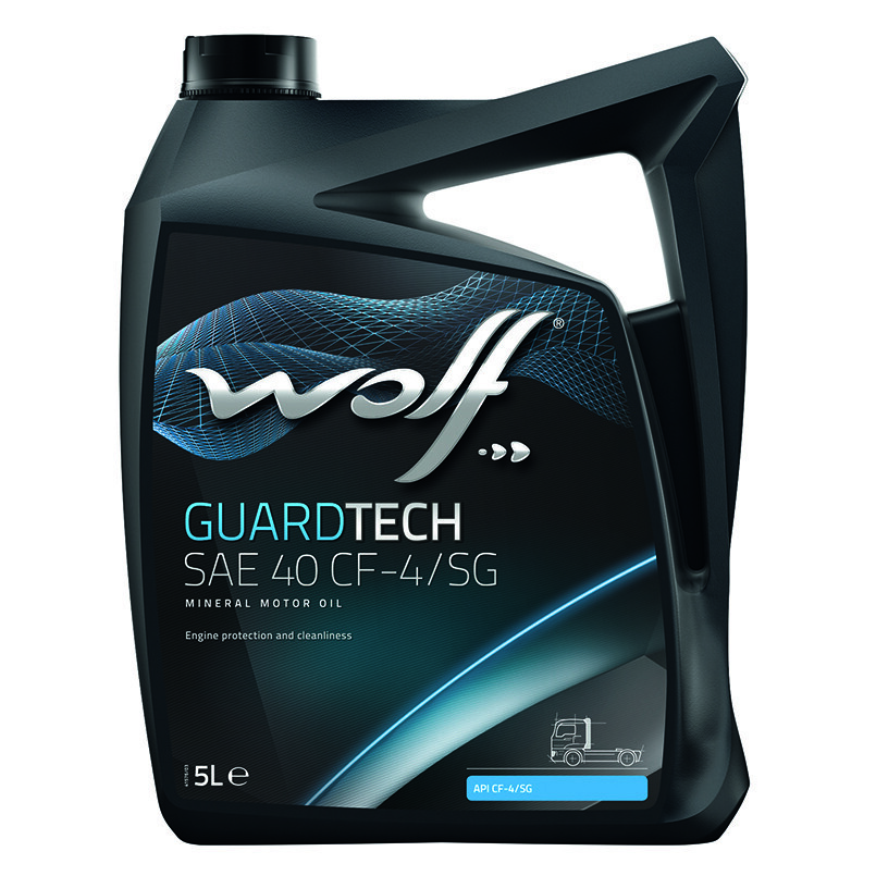 Моторне масло Wolf GuardTech CF-4/SG SAE 40W (5л.)-зображення-1