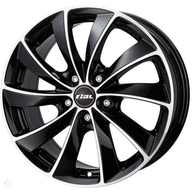 Литі диски Rial Lugano R16 W7 PCD5x114.3 ET48 DIA70.1 (diamond black)