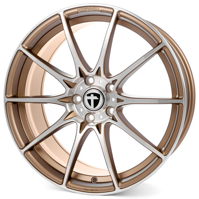 Литі диски Tomason TN25 R19 W8.5 PCD5x108 ET45 DIA72.6 (matt bronze polished)