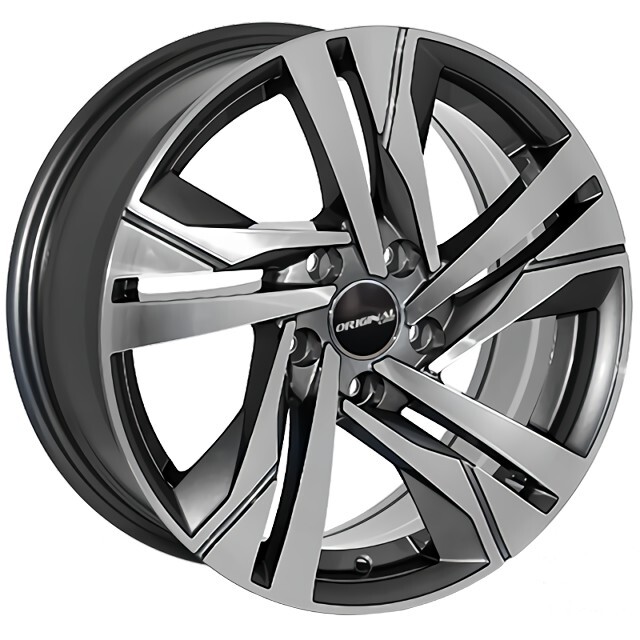 Литі диски ZW BK5543 R16 W7 PCD5x108 ET38 DIA65.1 (GP)-зображення-1