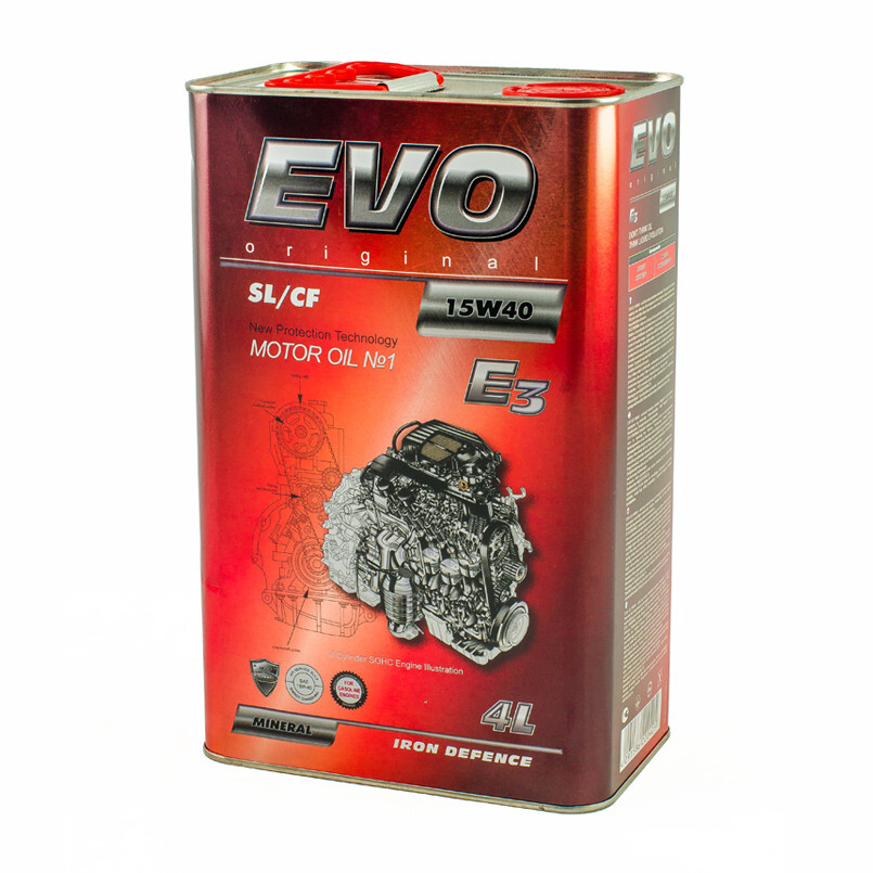 Моторне масло Evo E3 SL/CF 15W-40 (4л.)