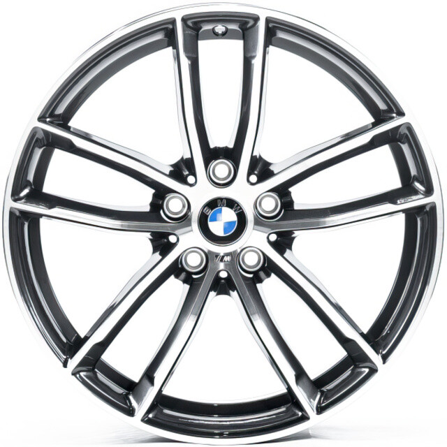 Литі диски Replica BMW (B3003) R18 W8 PCD5x112 ET30 DIA66.56 (dark gun metal machined face)-зображення-1
