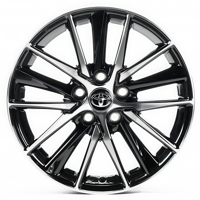 Литі диски Replica Toyota (TY893) R17 W7.5 PCD5x114.3 ET45 DIA60.1 (black machined face)