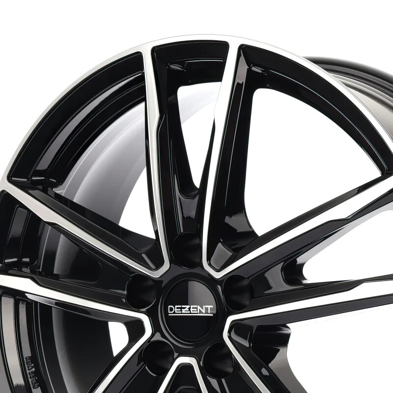 Литі диски Dezent KF R19 W7.5 PCD5x108 ET47 DIA65.1 (black polished) Литі диски Dezent KF R19 W7.5 PCD5x108 ET47 DIA65.1 (black polished)-зображення-4