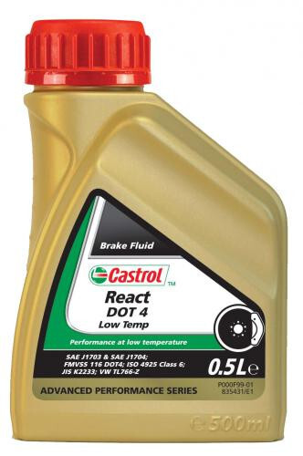 Рідина гальмівна Castrol React DOT 4 Low Temp 0,5 л-зображення-1