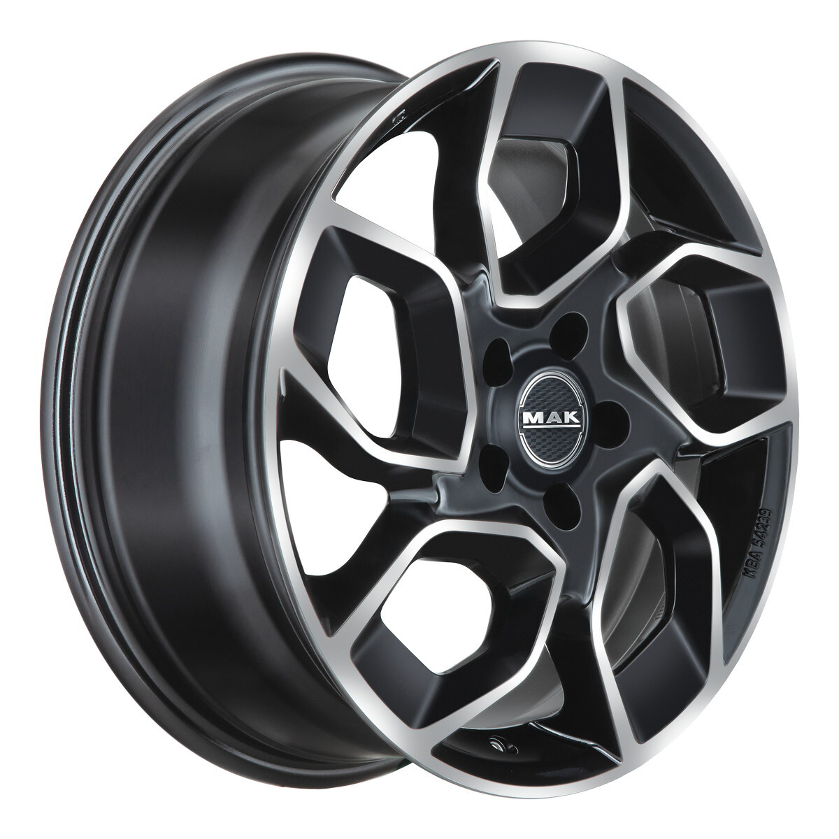 Литі диски Mak Express R17 W7 PCD5x130 ET66 DIA89.1 (black polished)-зображення-3