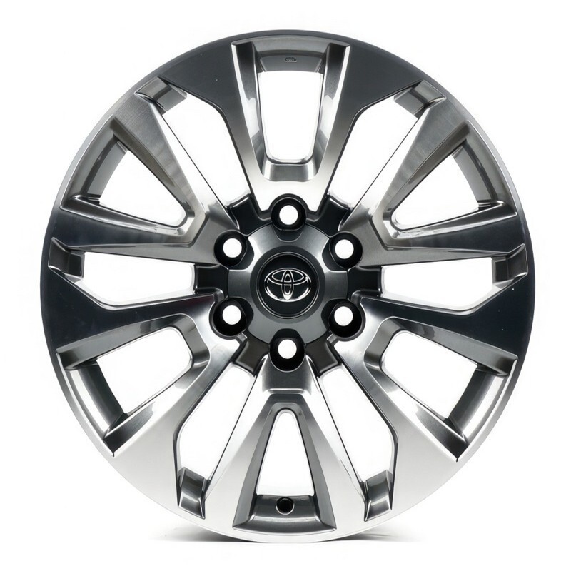 Литі диски Replica Toyota (TY904) R19 W7.5 PCD6x139.7 ET25 DIA106.1 (light grey machined)