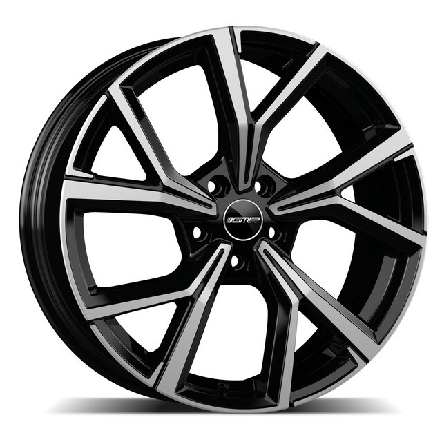 Mentor black polished Литі диски GMP Italia Mentor R18 W8 PCD5x108 ET42 DIA73.1 (black polished)