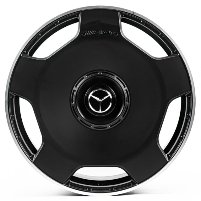 Ковані диски Replica Forged Mercedes (MR34014) R21 W10 PCD5x112 ET43 DIA66.56 (matt black machined lip)-зображення-1