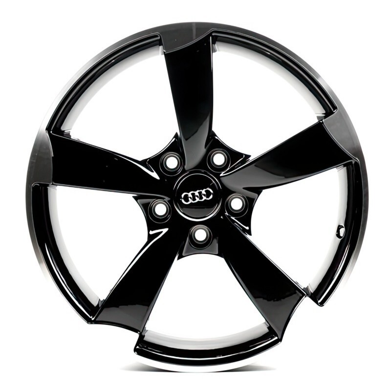 Литі диски Replica Audi (A5069) R17 W7.5 PCD5x112 ET45 DIA66.6 (gloss black machined face)
