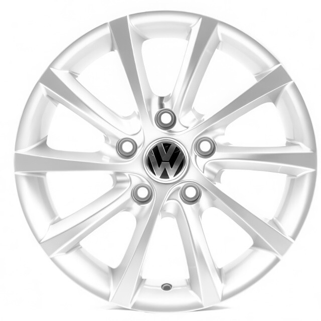Литі диски Replica Volkswagen (VV206) R16 W7 PCD5x112 ET45 DIA57.1 (silver machined face)