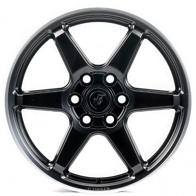 Литі диски WS Forged WS6-200M R20 W9 PCD6x139.7 ET45 DIA95.1 (satin black lip polished)