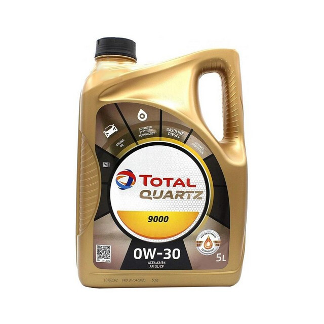 Індустріальна олива TOTAL QUARTZ 9000 0W-30, (5л.)