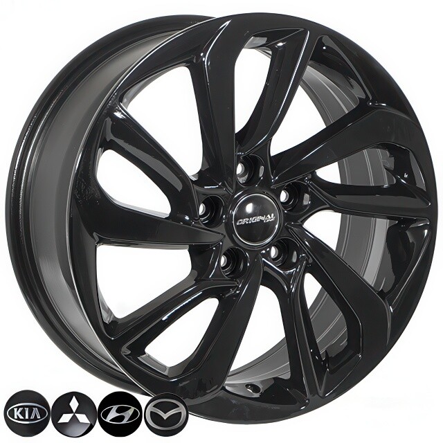 Литі диски Replica Kia (TL0417) R17 W7 PCD5x114.3 ET51 DIA67.1 (black)