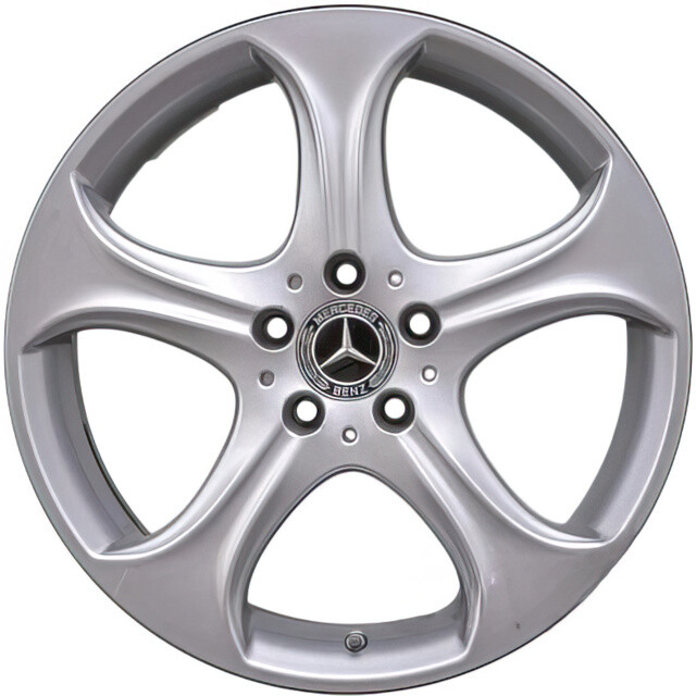 Литі диски Mercedes OEM A2054018800 R18 W7.5 PCD5x112 ET44 DIA66.6 (silver)-зображення-1