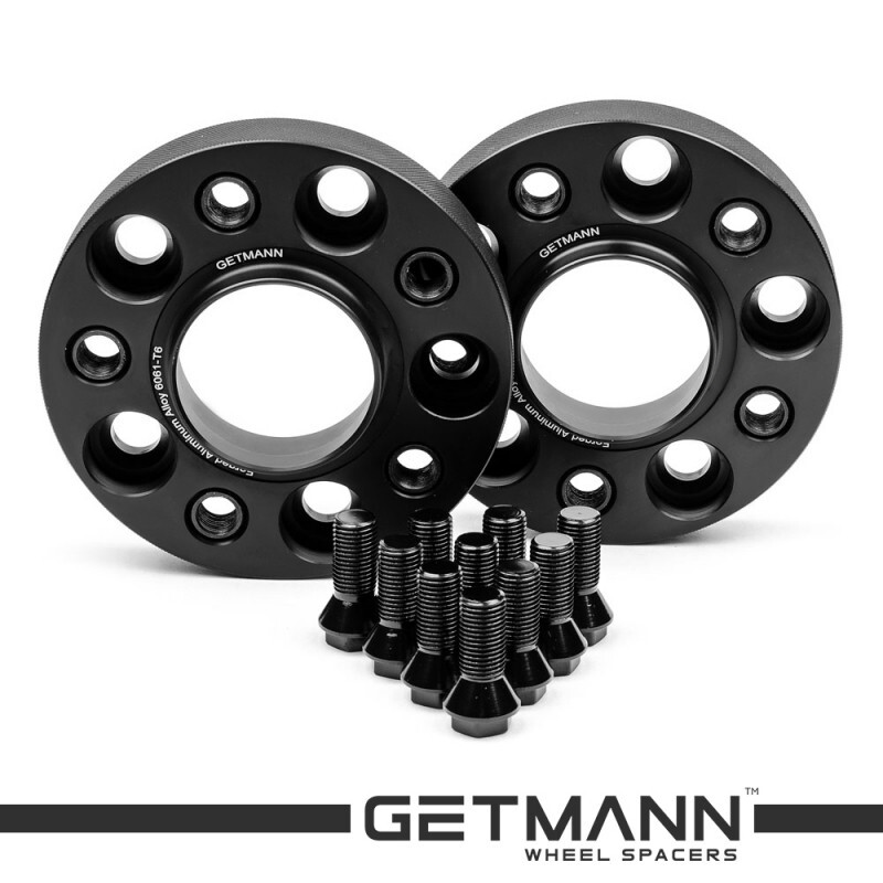 Автомобільне розширювальне кільце (Spacer) GETMANN H=25 мм PCD5*112 DIA66.6 футорка 12*1.5 (Ковані)-зображення-1