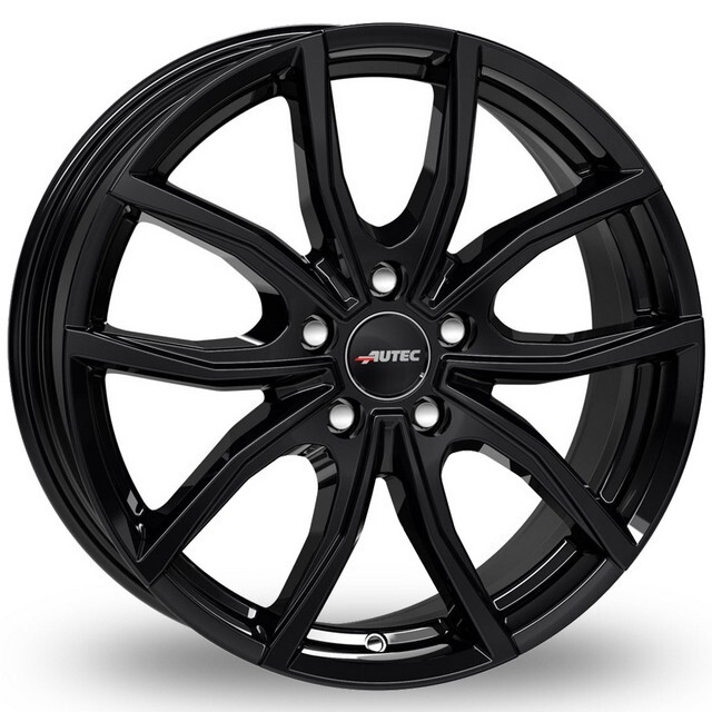 Литі диски Autec Vidra R16 W6.5 PCD5x114.3 ET40 DIA66.1 (gloss black)-зображення-1