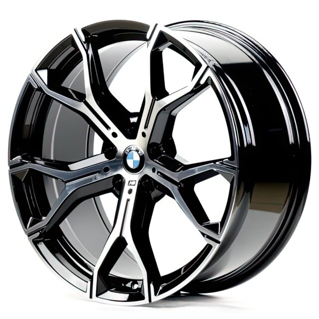 Литі диски Replica BMW (B959) R21 W10.5 PCD5x112 ET43 DIA66.6 (black)-зображення-1