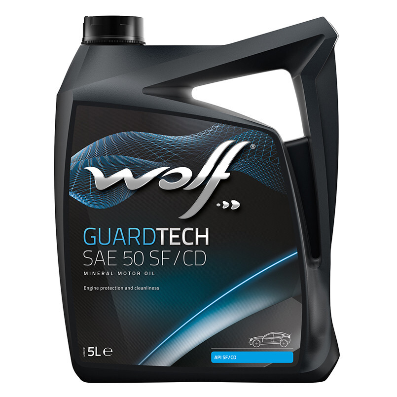 Моторне масло Wolf GuardTech SF/CD SAE 50W (5л.)-зображення-1